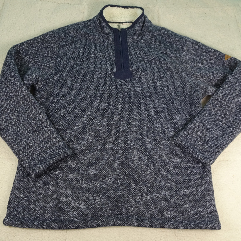 Orvis Trout Fly Fishing Furry Inside Qtr Zip Large
